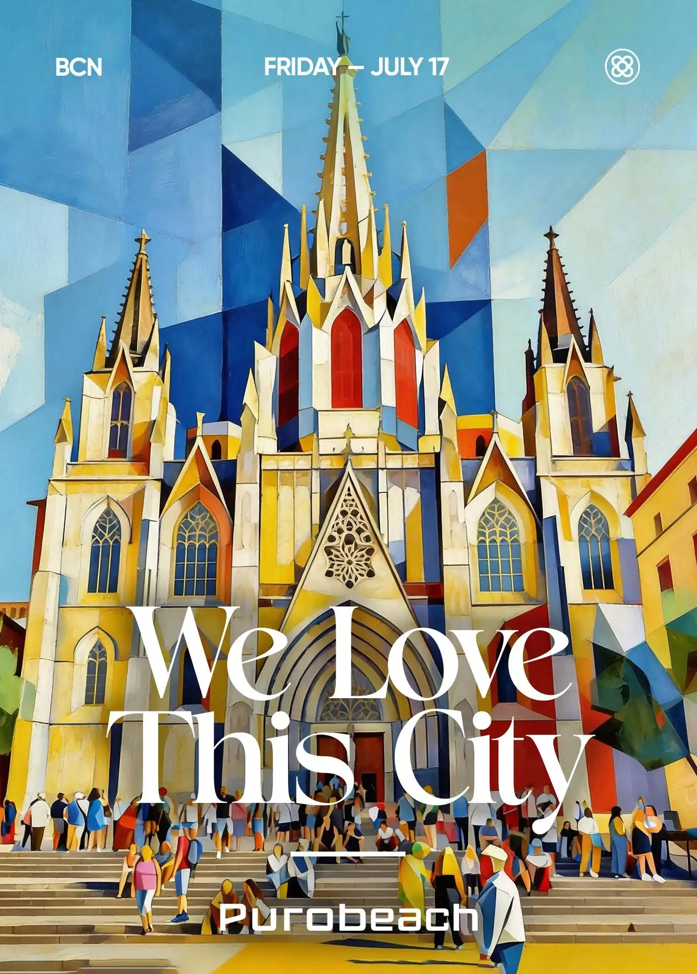 WE LOVE THIS CITY event poster