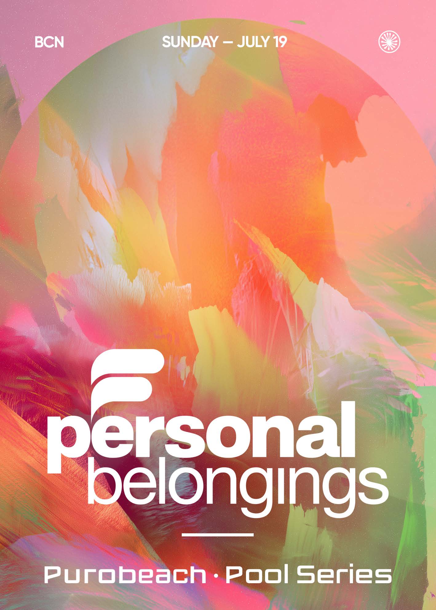 PERSONAL BELONGINGS event poster