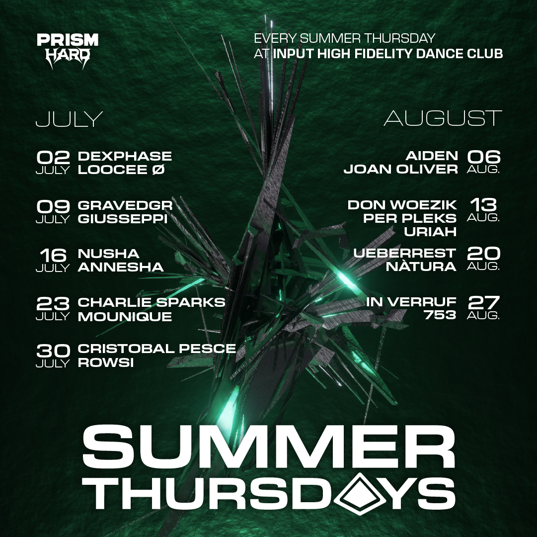 PRISM Hard pres CHARLIE SPARKS event poster