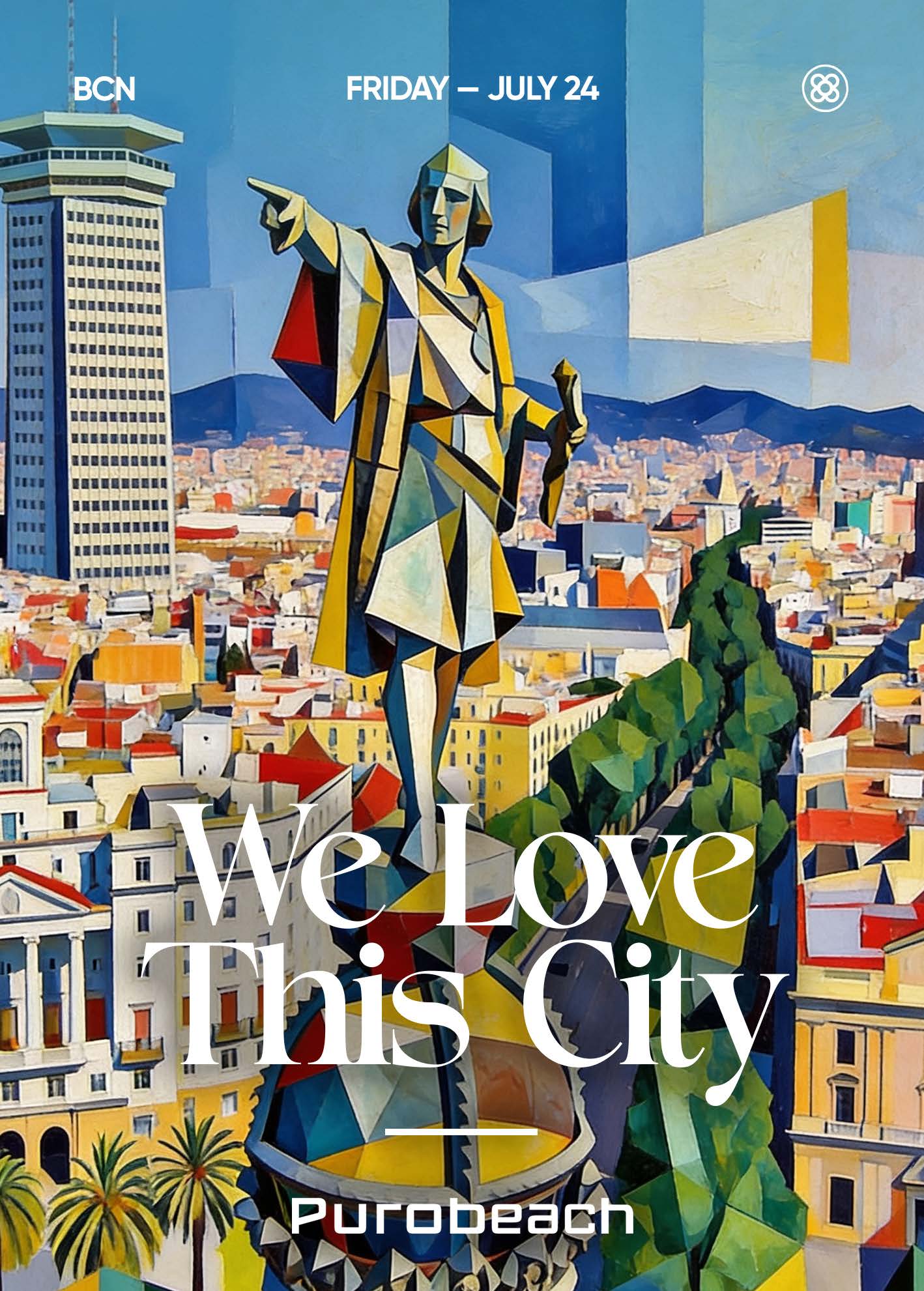 WE LOVE THIS CITY event poster