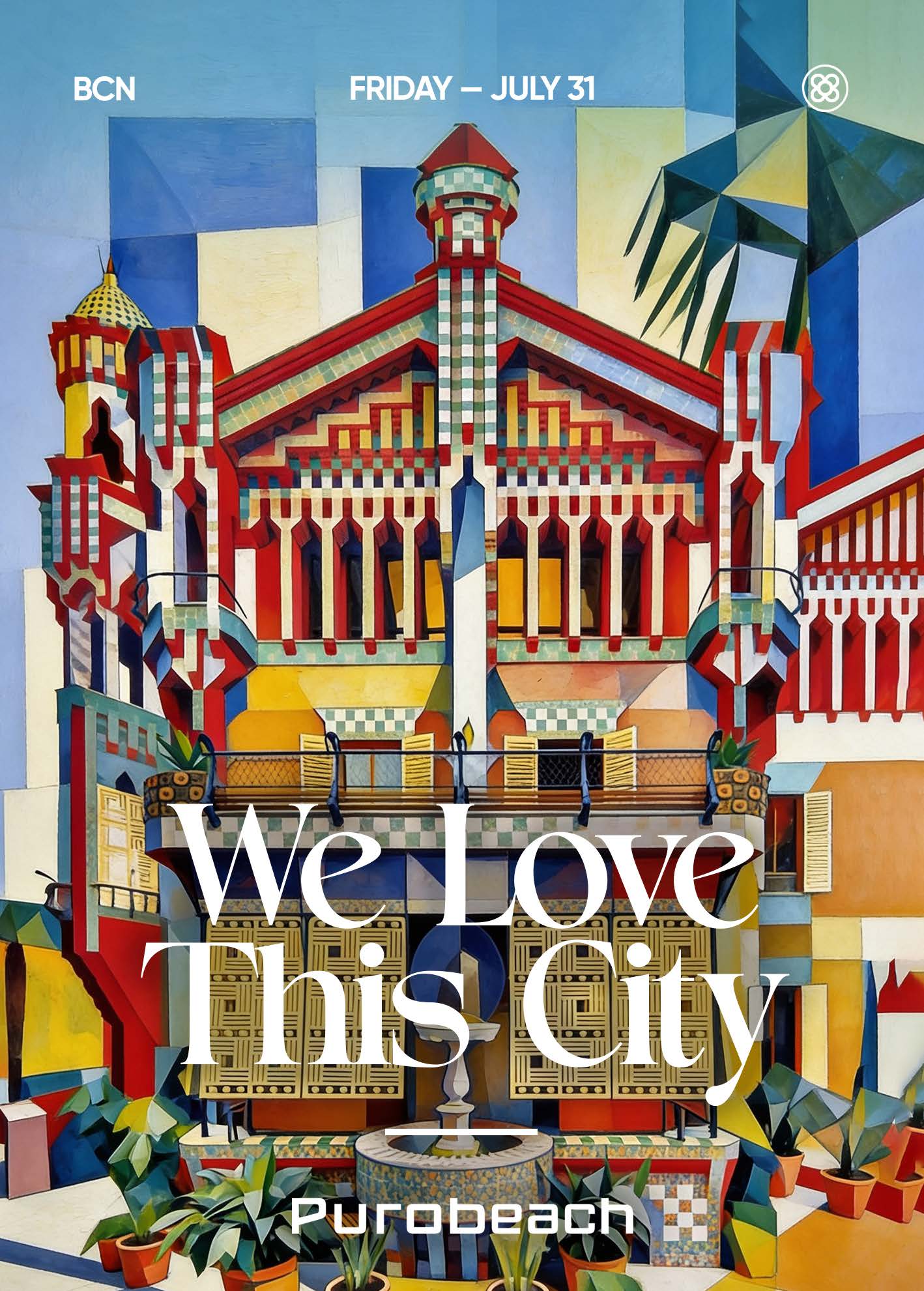 WE LOVE THIS CITY event poster