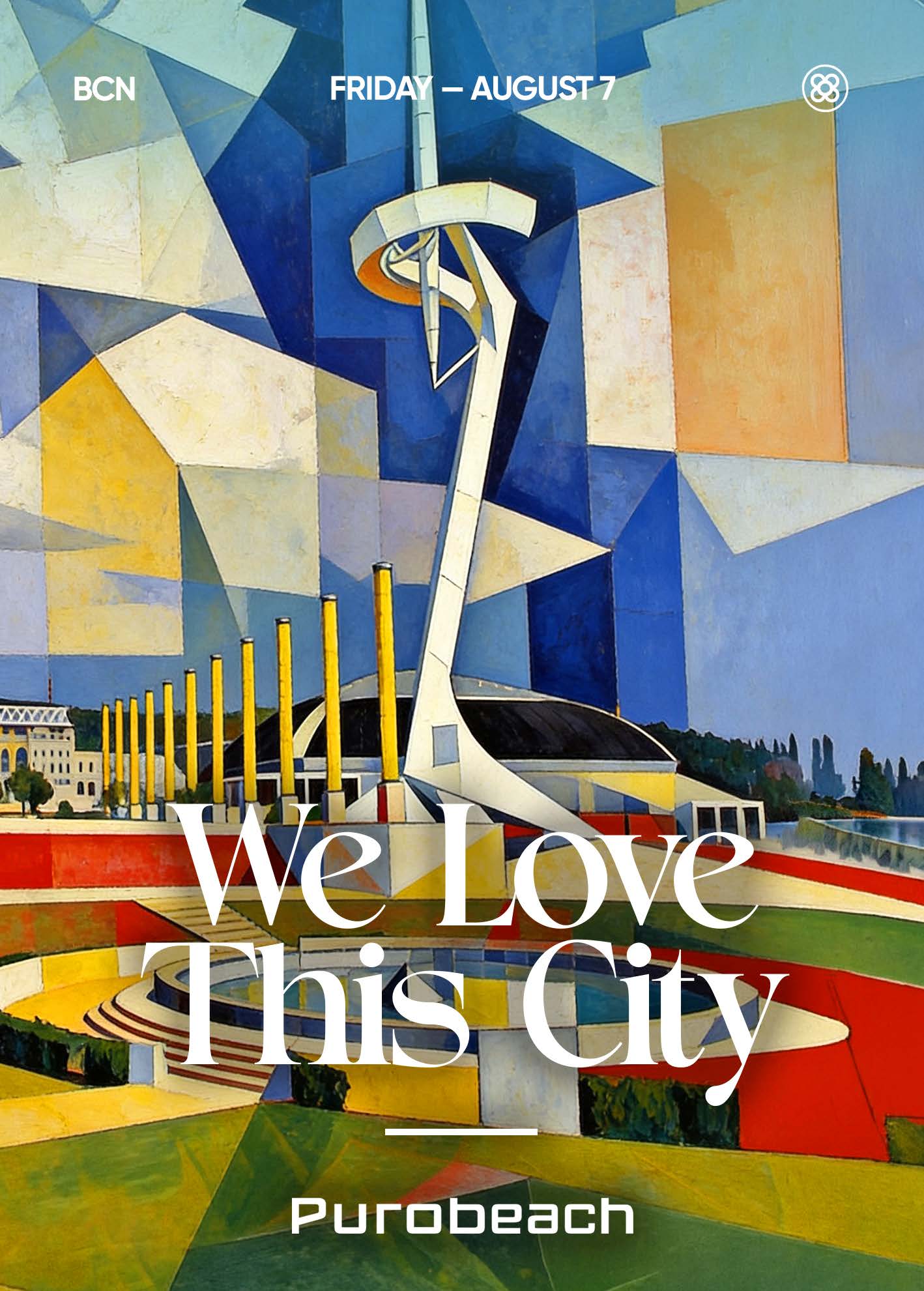 WE LOVE THIS CITY event poster