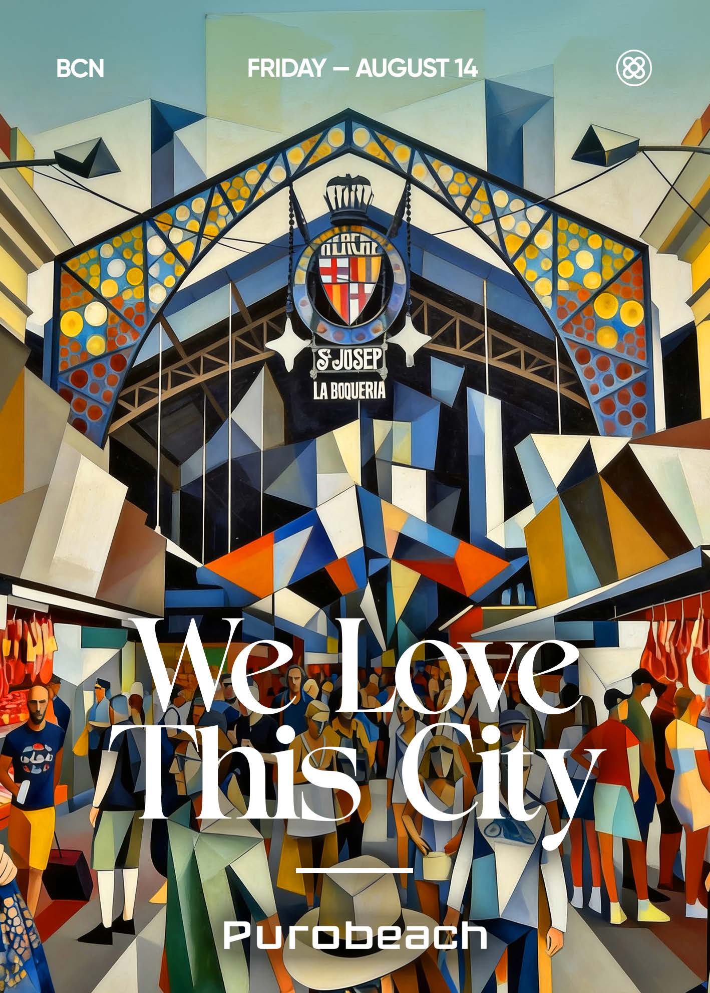 WE LOVE THIS CITY event poster