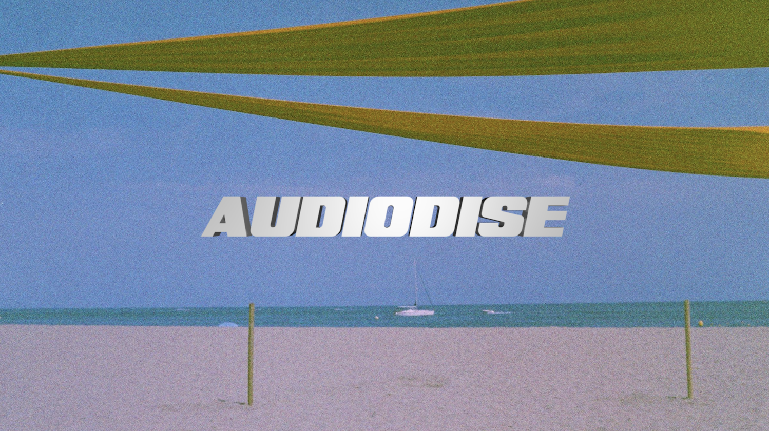 AUDIODISE daytime free access beach party event poster