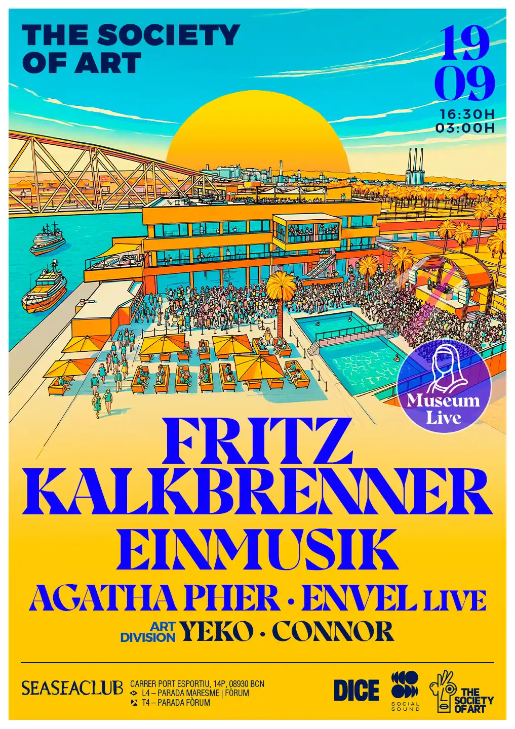 TSOA: Fritz Kalkbrenner & Einmusik (Open Air) event poster