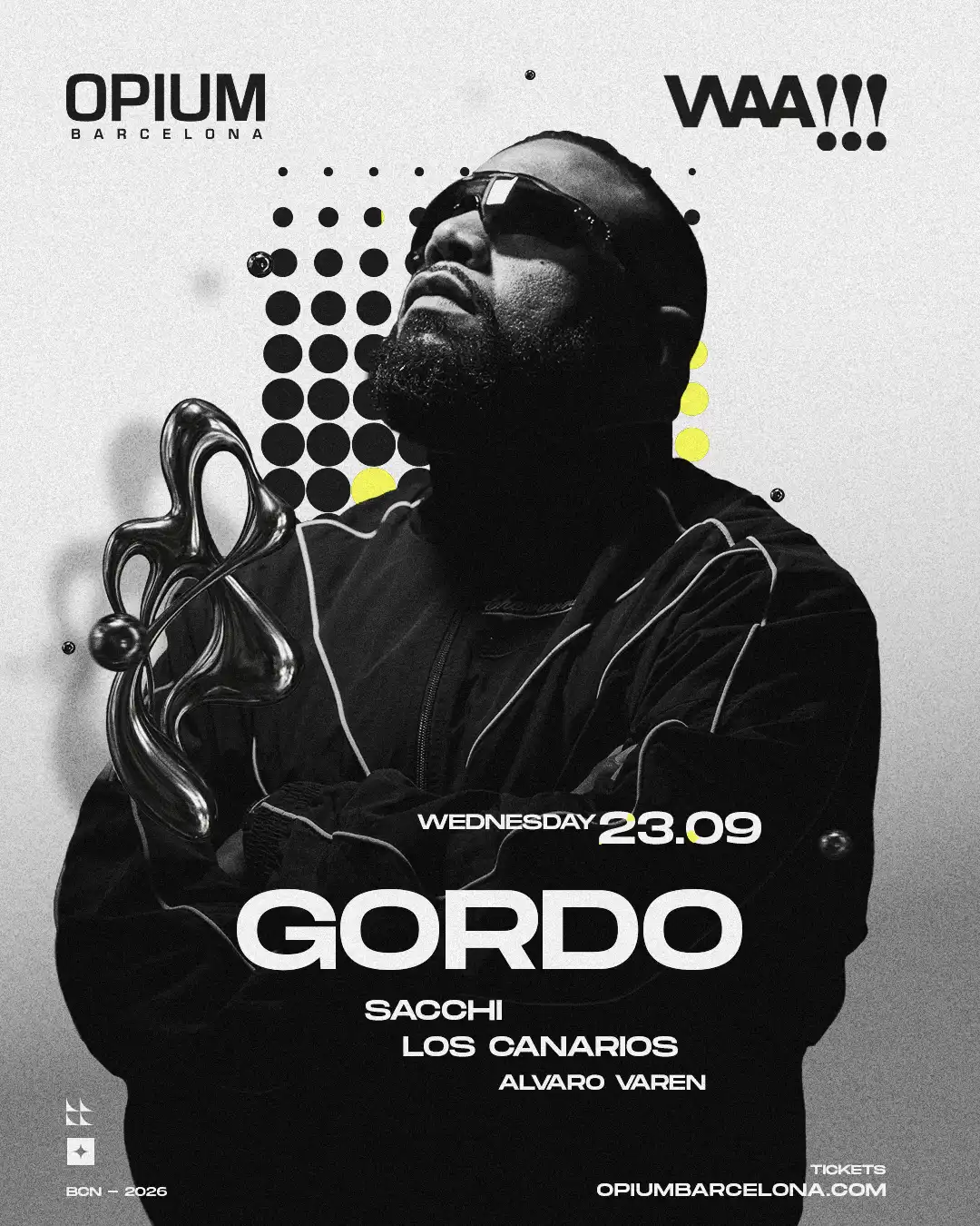Waa! pres. Gordo event poster