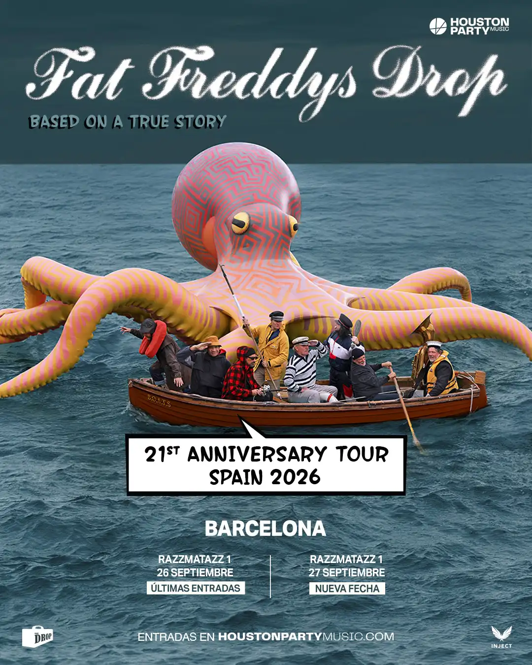 Fat Freddy's Drop - Barcelona (2) event poster