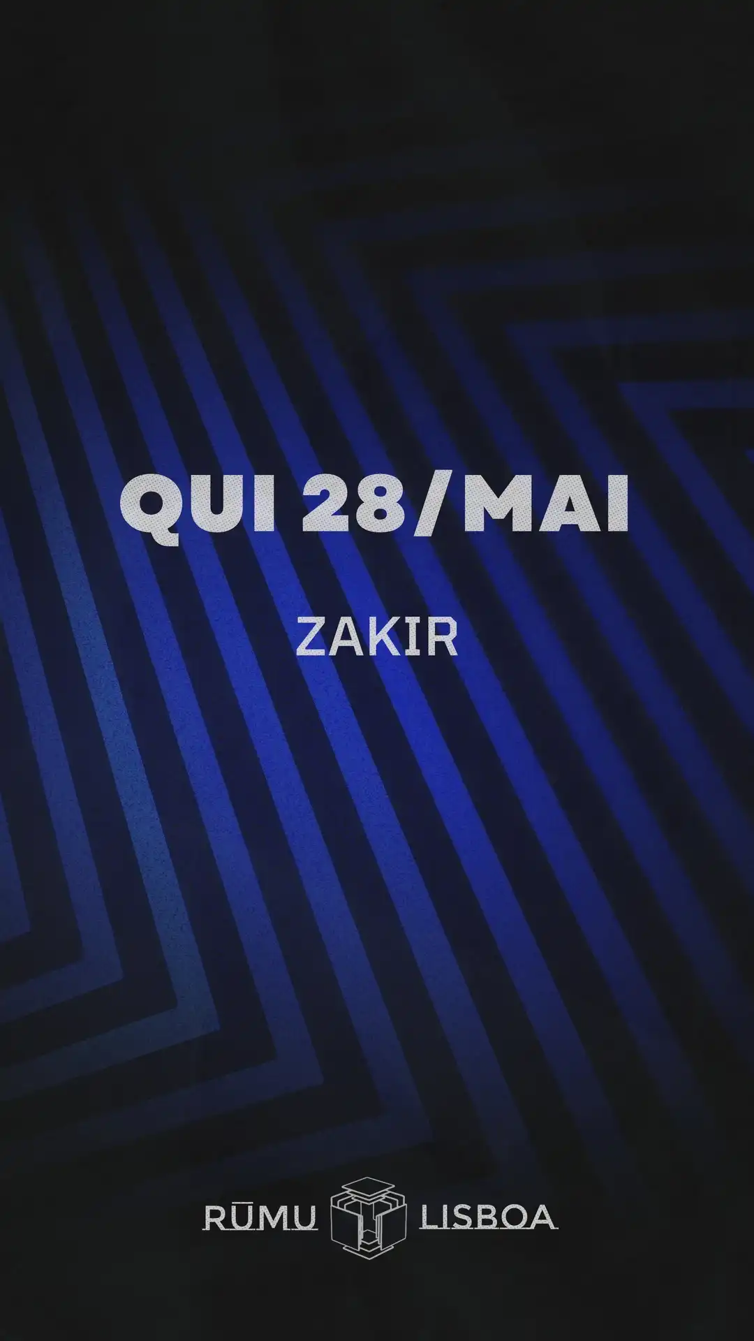 Rūmu presents: Zakir event poster