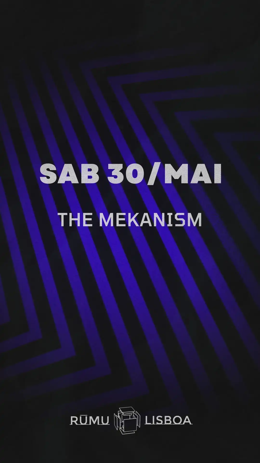 Rūmu presents: The Mekanism event poster