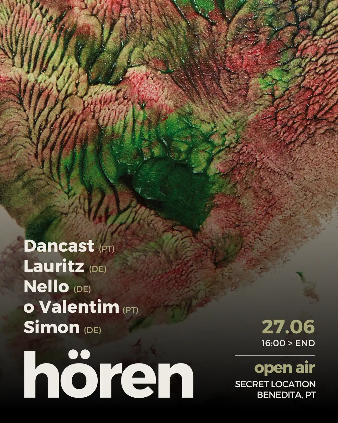 Hören - Open Air event poster