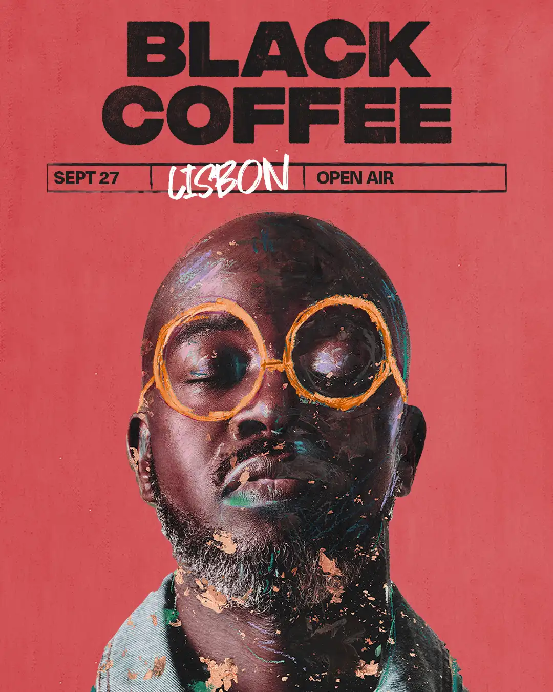 Black Coffee - Lisbon Open Air 2026 event poster