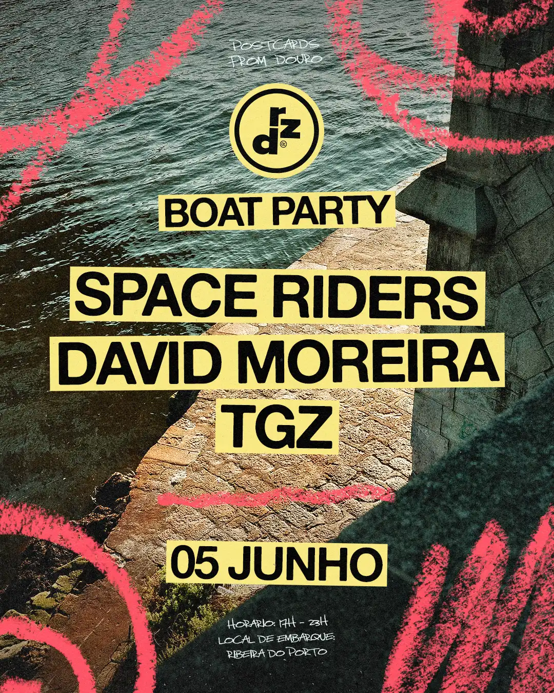 RDZ BOAT PARTY - DOURO RIVER event poster