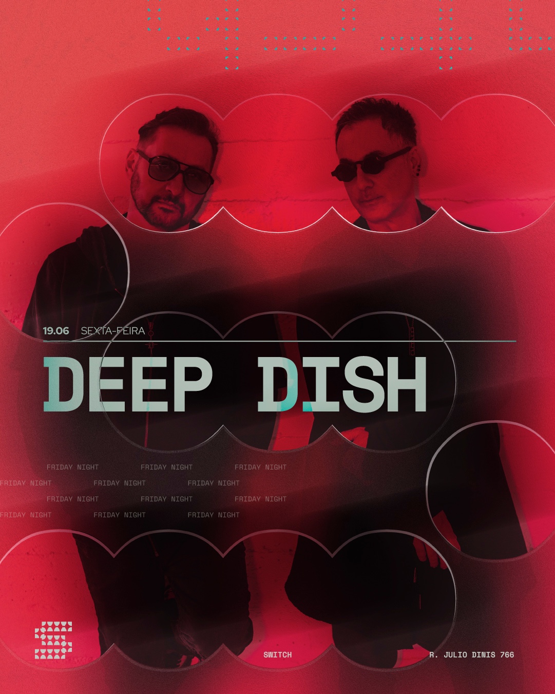 Deep Dish - PORTO event poster