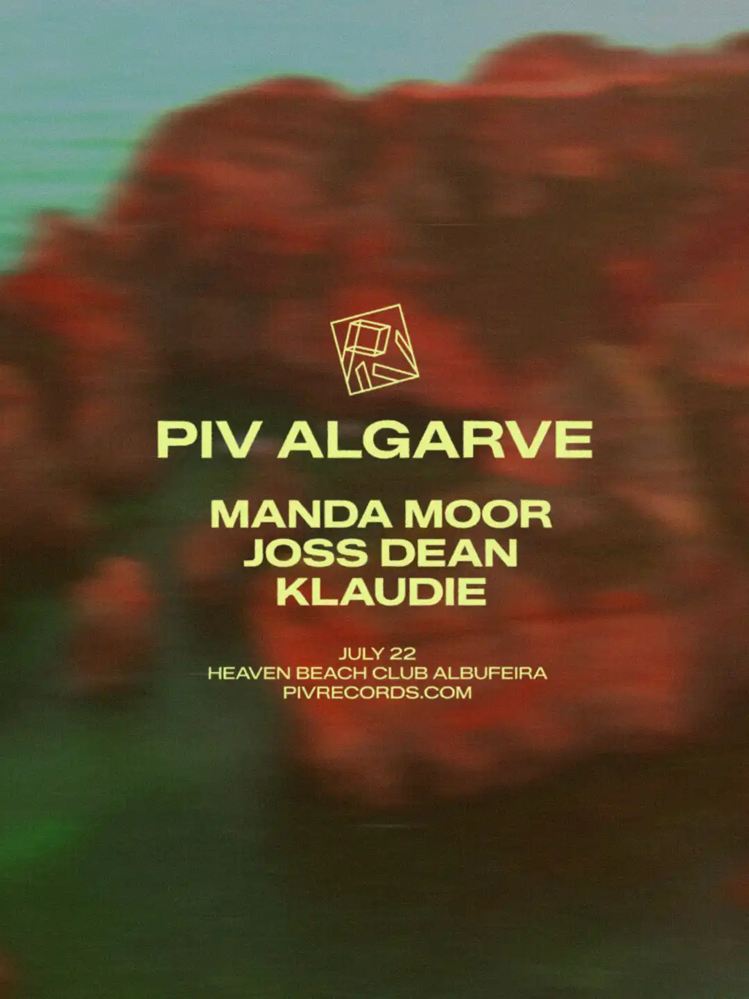 PIV ALGARVE - July 22 event poster