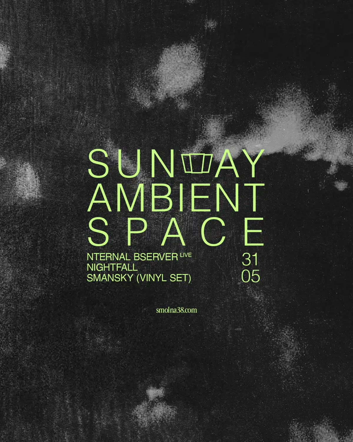 Sunday Ambient Space event poster