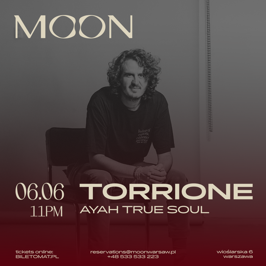 MOON PRESENTS: Torrione event poster