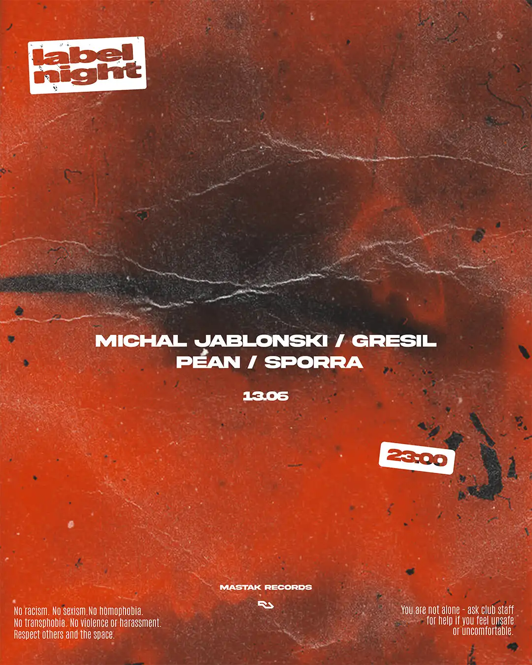 LABEL NIGHT event poster