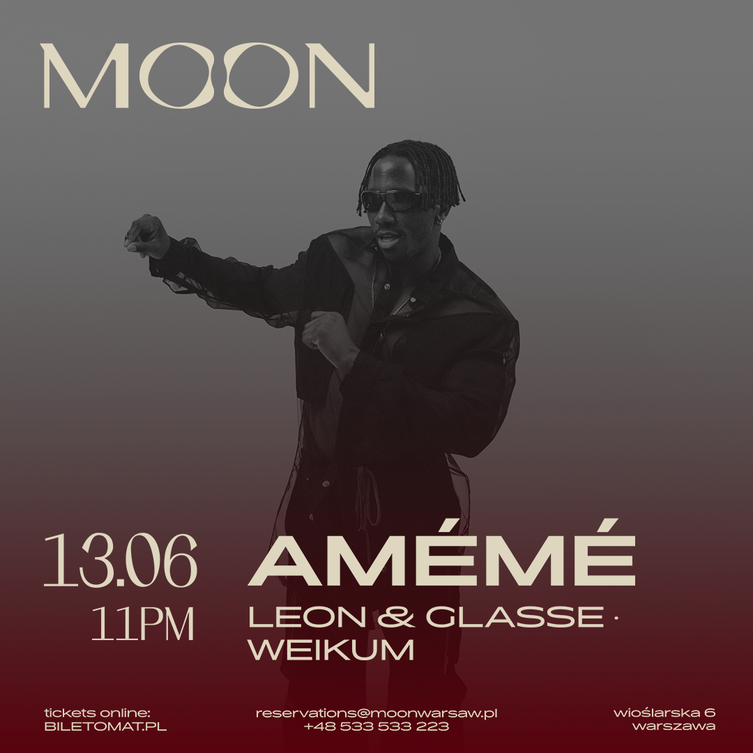 MOON PRESENTS: AMÉMÉ event poster