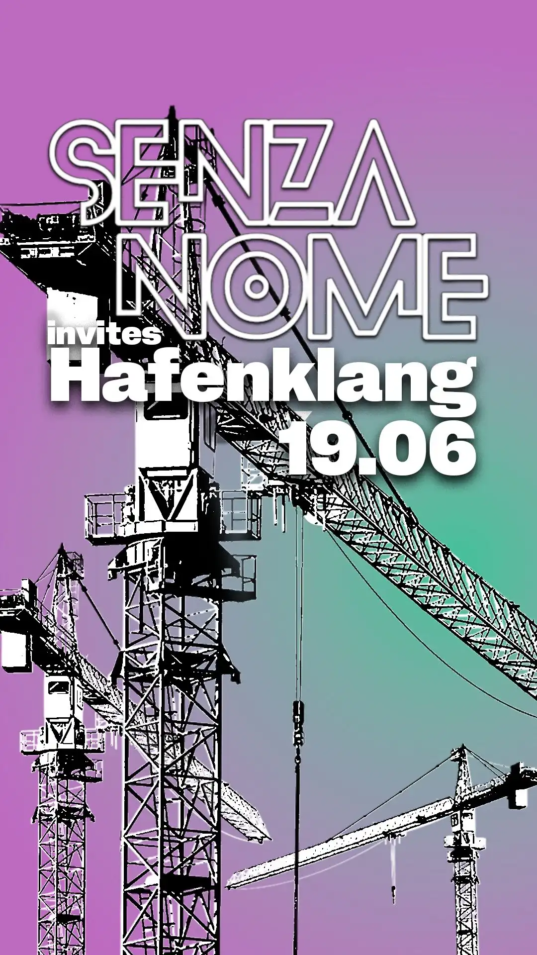 Senza Nome x Hafenklang (Goldener Salon) event poster