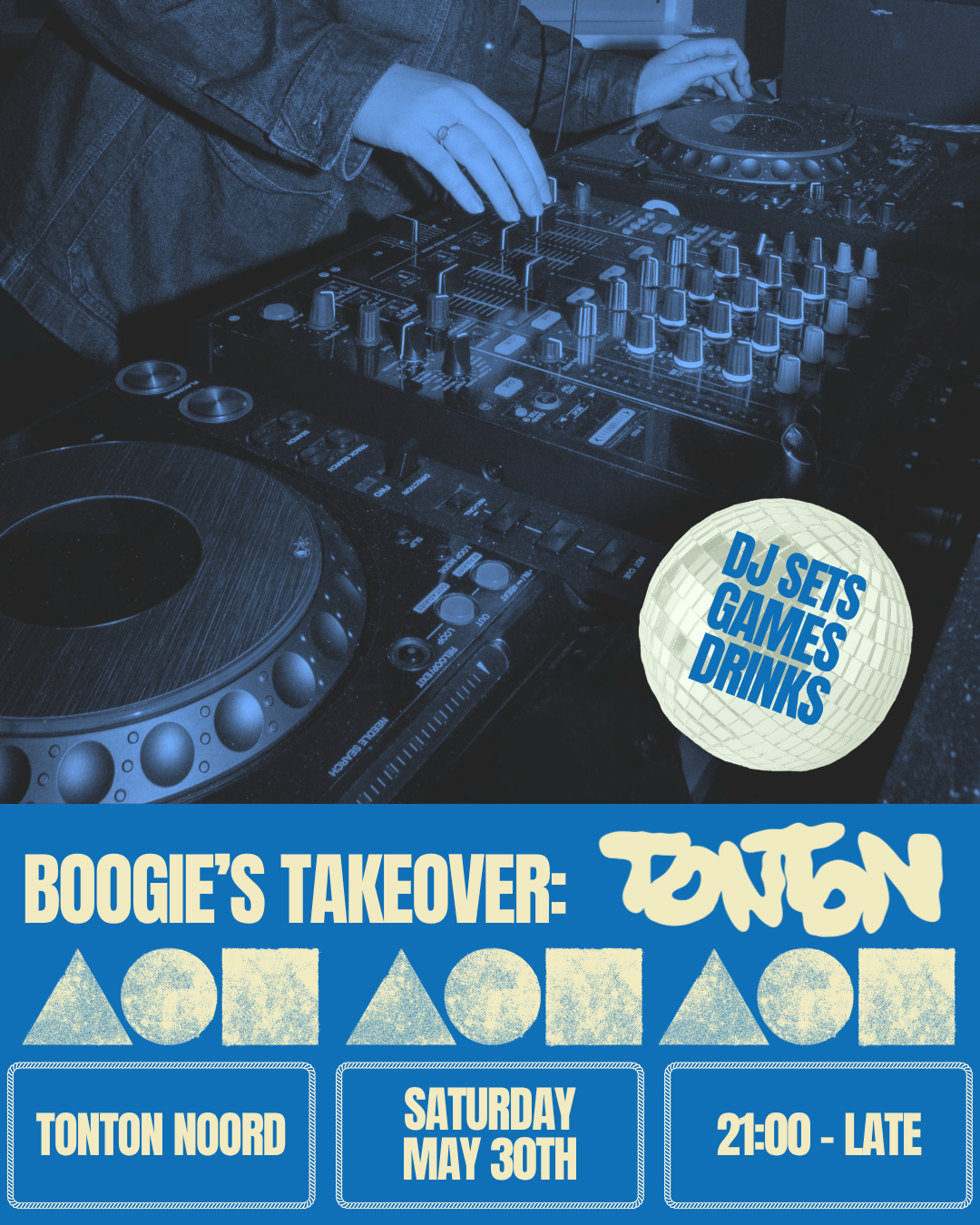TonTon Noord invites Boogie House event poster