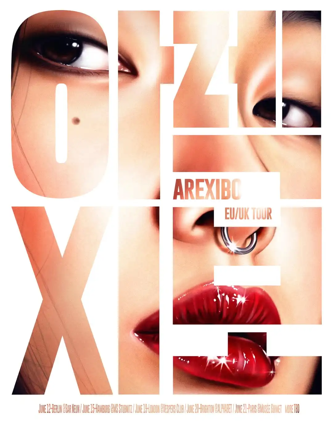 Chinabot presents: Arexibo, Pal Hwang Dan, Chooc Ly, Neo Geodesia event poster