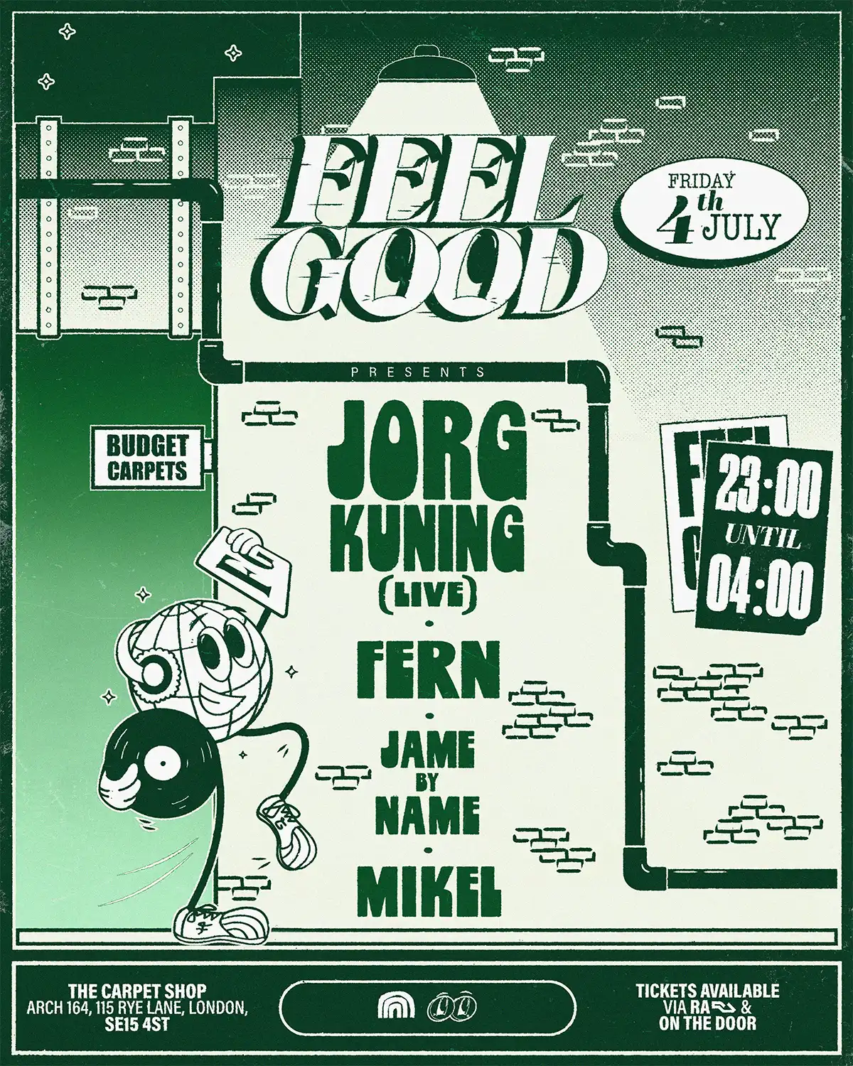 Feel Good W/ Jorg Kuning event poster