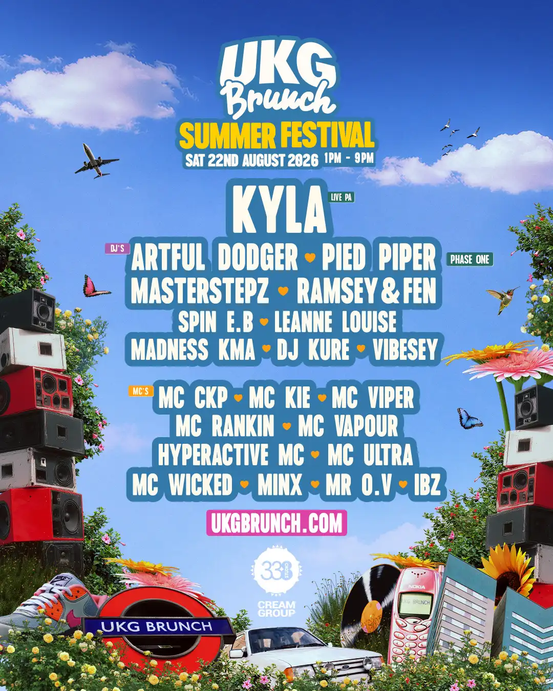 UKG Brunch - OUTDOOR SUMMER FESTIVAL event poster