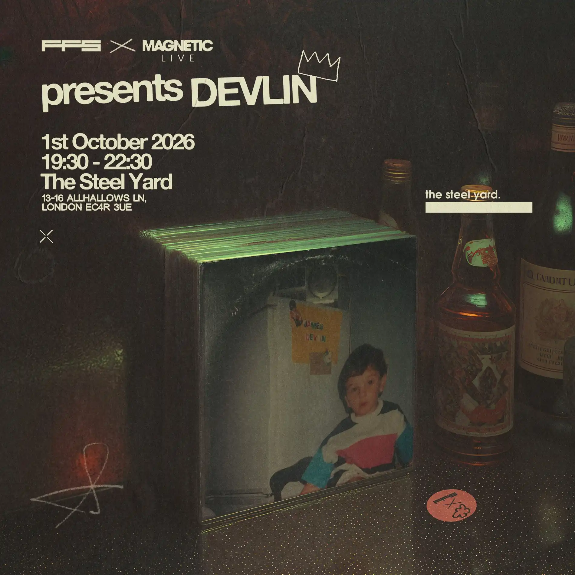 Devlin - London event poster