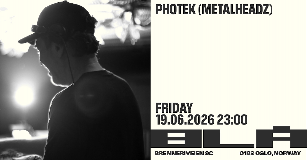 Photek (Metalheadz) + support: Simon Tyv event poster