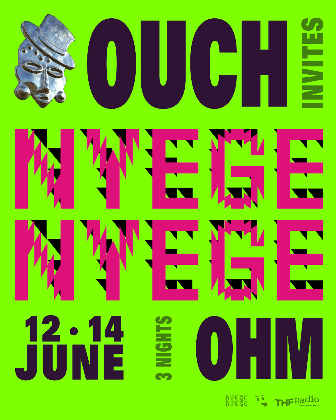 ouch invites Nyege Nyege - 3 Nights - Day 1 event poster