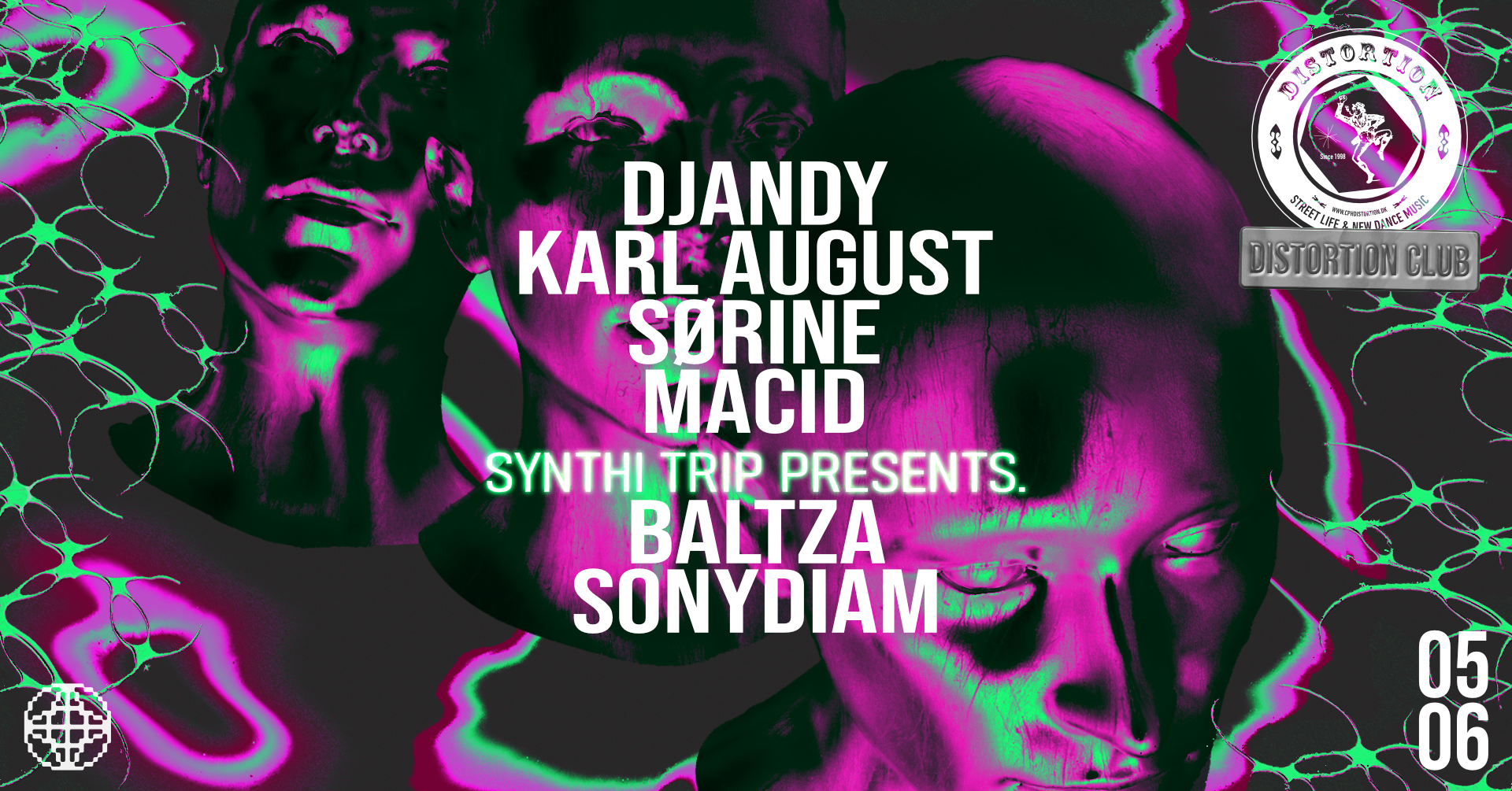 DISTORTION CLUB X MODULE: FRIDAY TRANCE event poster