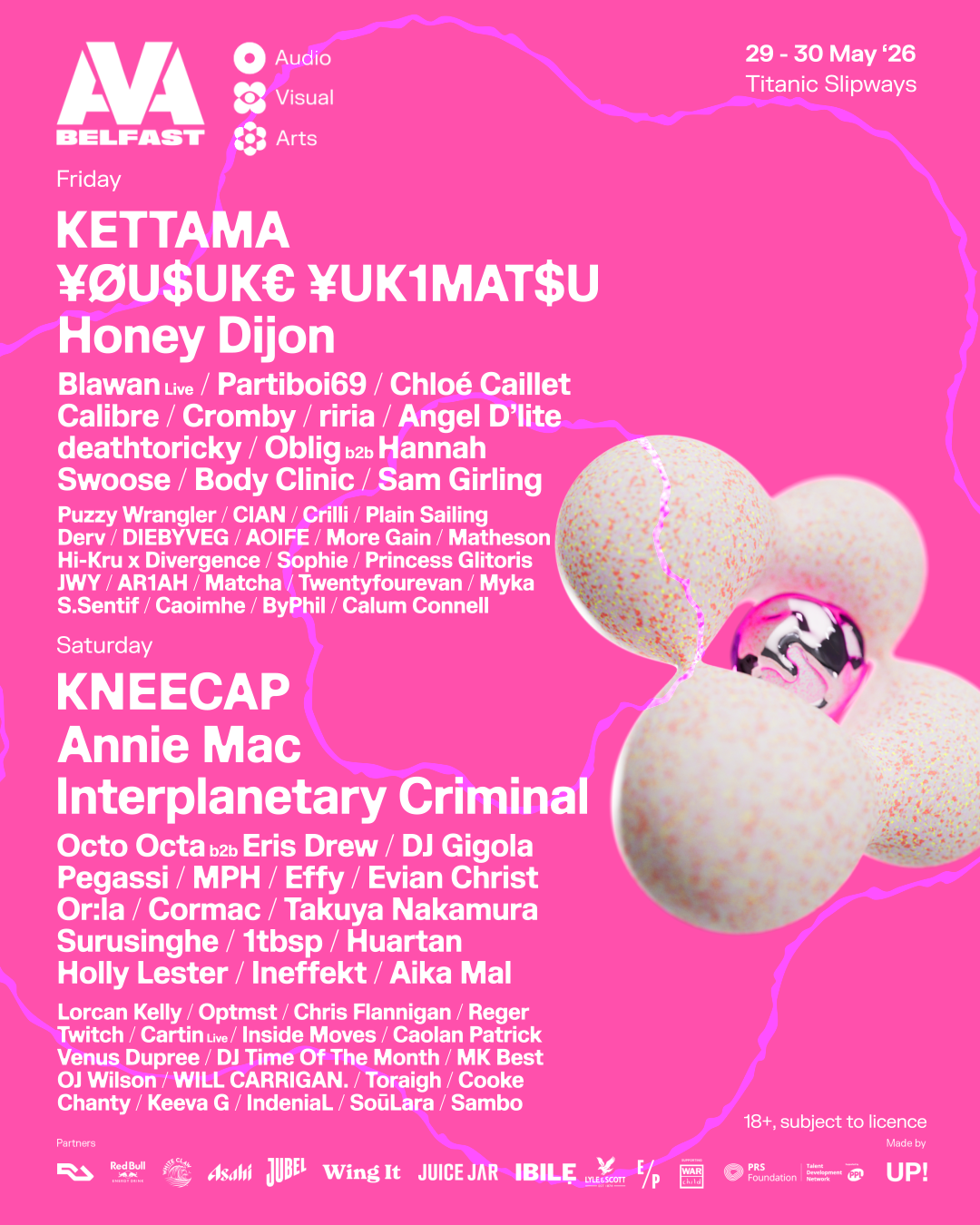 AVA Festival 2026 event poster