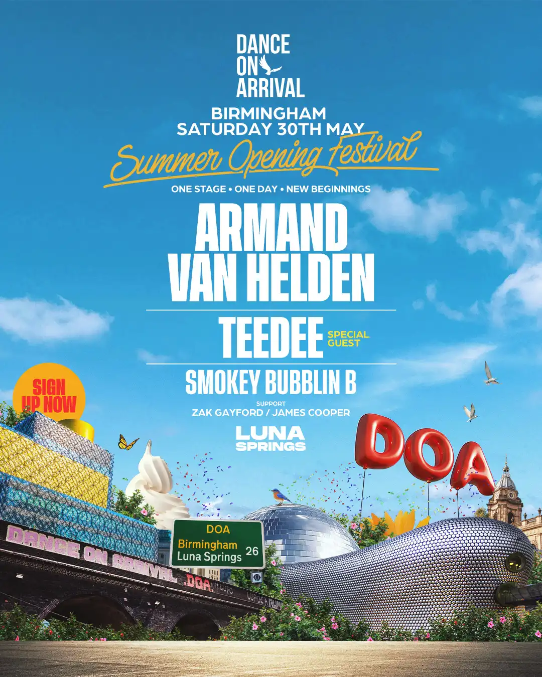 DanceOnArrival: Summer Opening Festival event poster