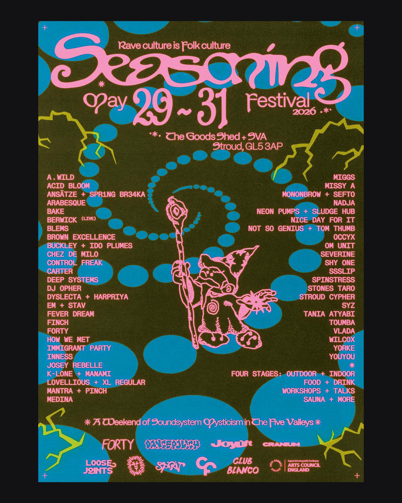 Seasoning Festival 2026 event poster