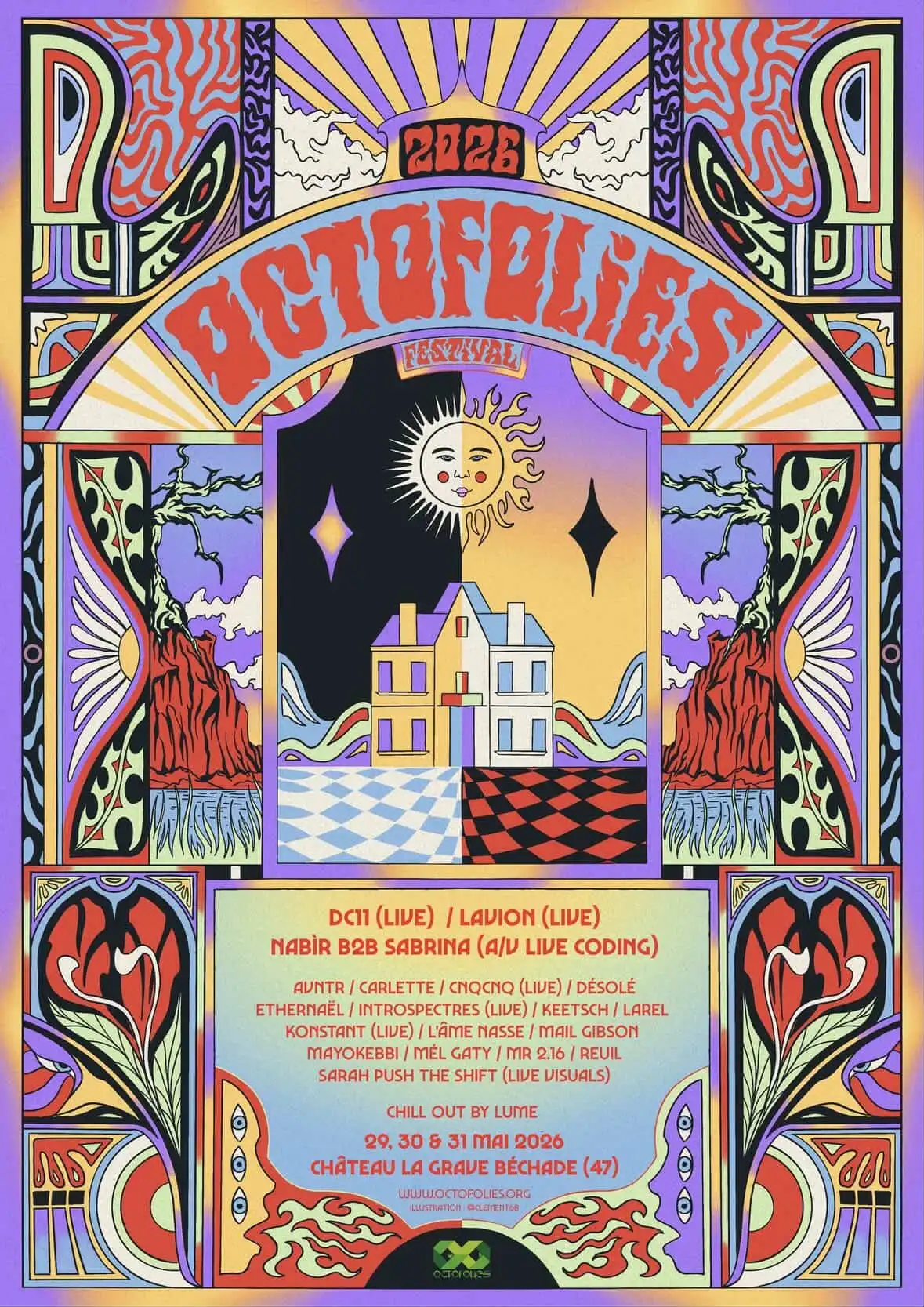 Festival Octofolies 2026 event poster