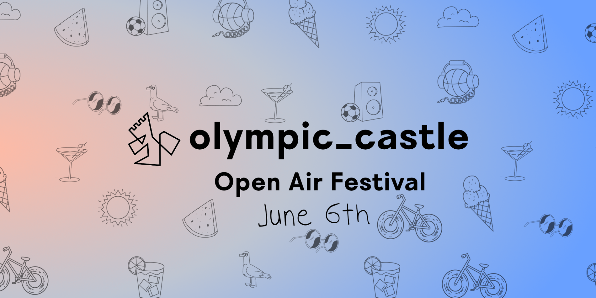 olympic_castle Open-Air Festival event poster