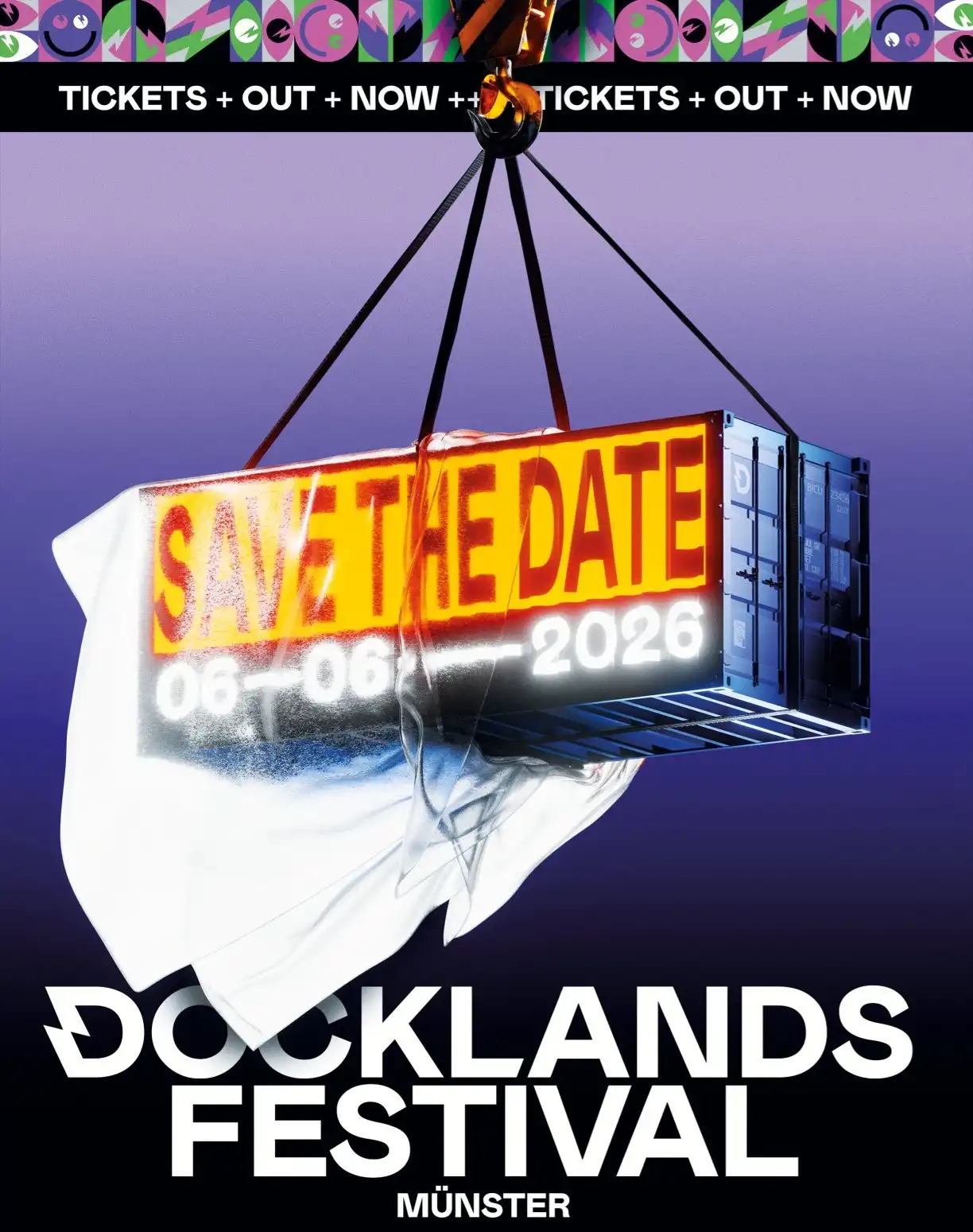 Docklands Festival 2026 event poster