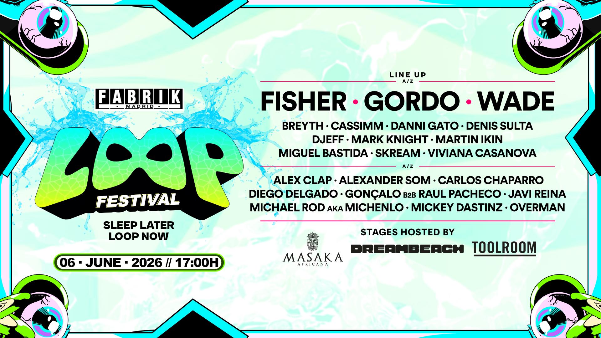 Fisher, Gordo and much more - LOOP FESTIVAL event poster