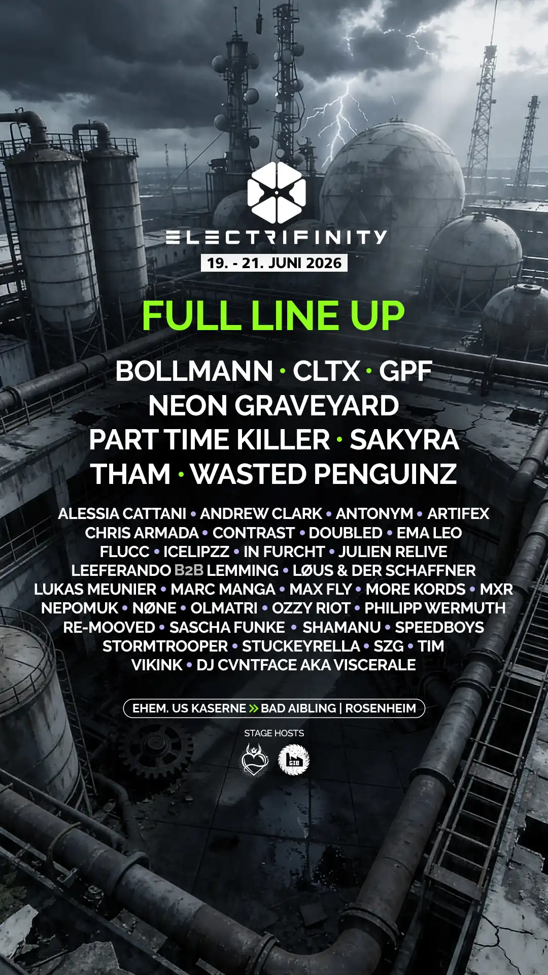 Electrifinity Festival 2026 event poster