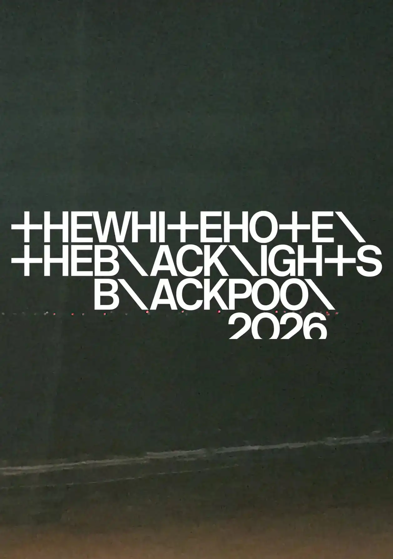 THE BLACK LIGHTS event poster