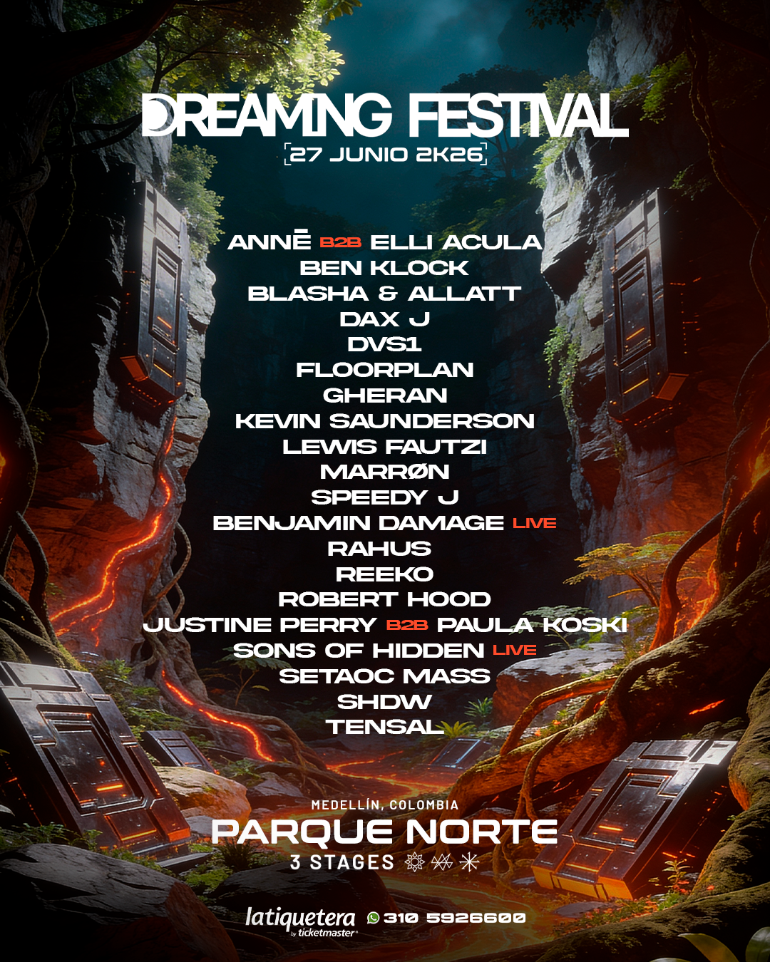 Dreaming Festival 2026 event poster