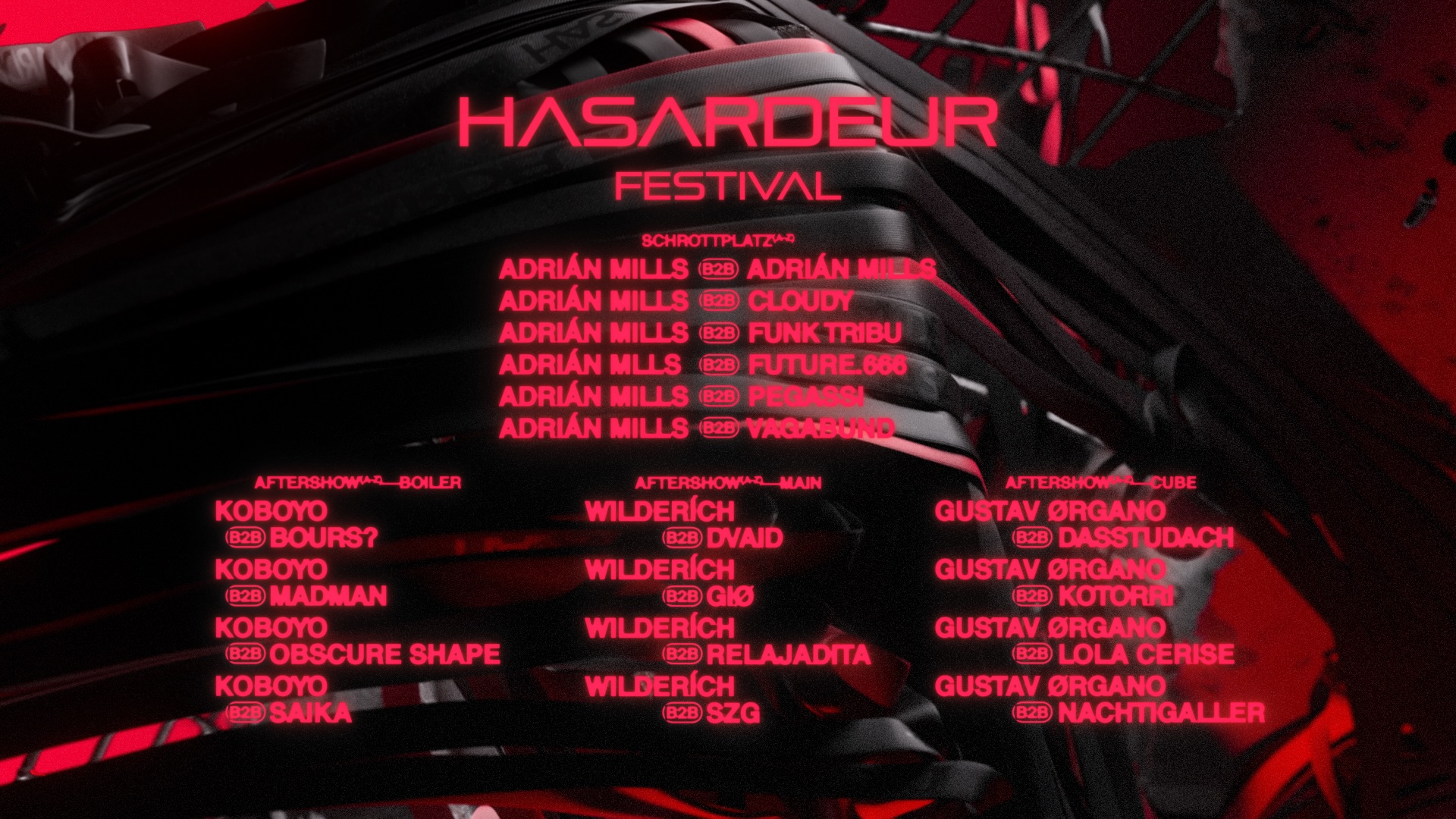 HASARDEUR FESTIVAL 2026 event poster