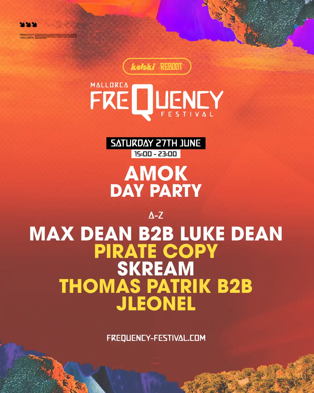 Frequency Festival Saturday: Max Dean, Skream event poster