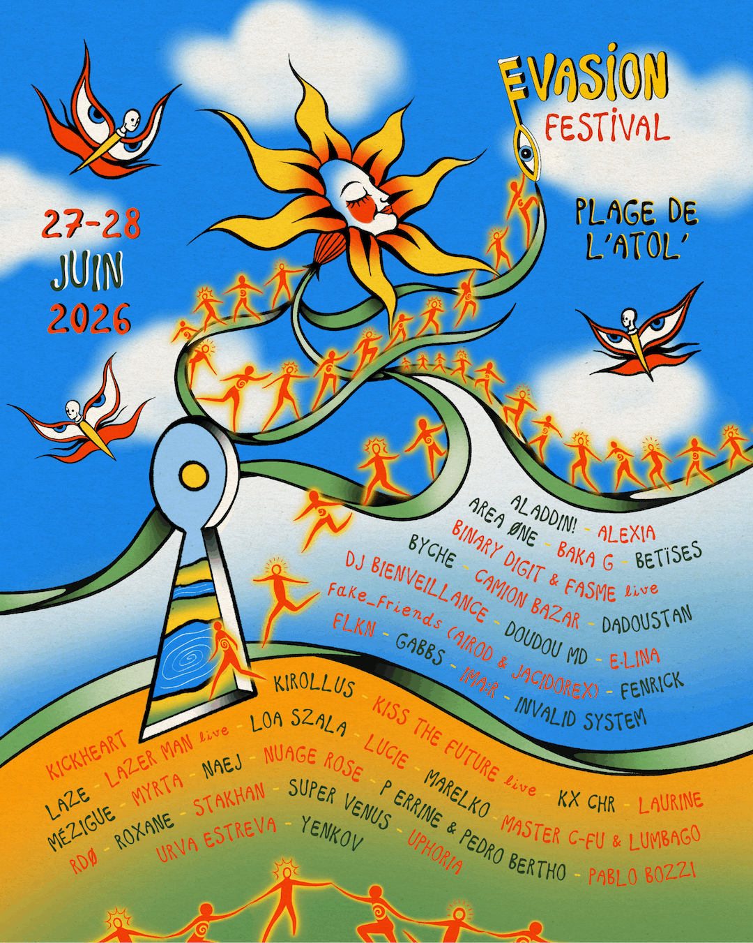 Evasion Festival 2026 event poster