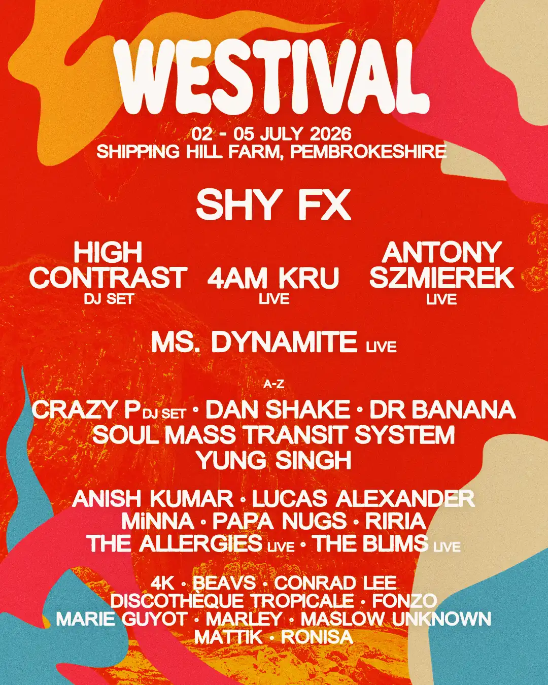 Westival 2026 event poster