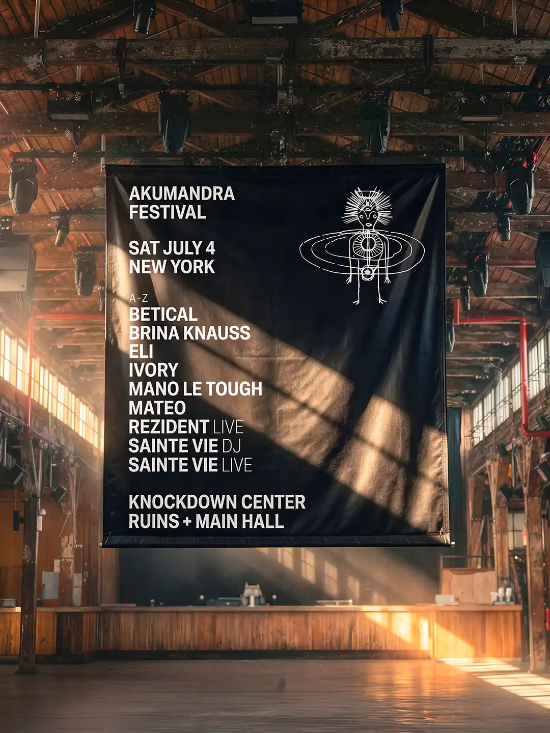 AKUMANDRA Festival: Mano Le Tough, Sainte Vie, Brina Knauss, Betical, Ivory, Rezident live event poster