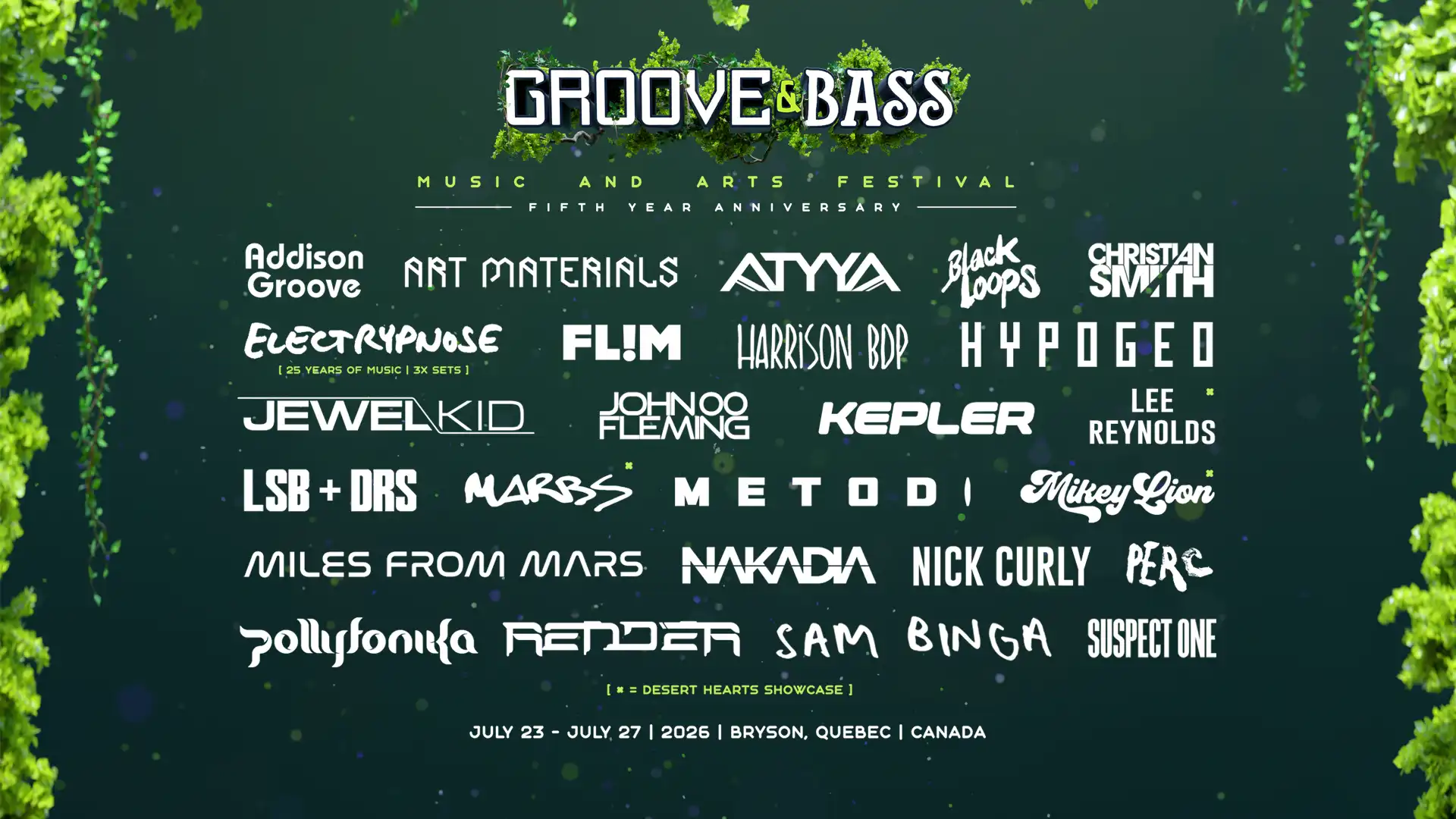 Groove & Bass Festival 2026 - 5th Anniversary Edition event poster