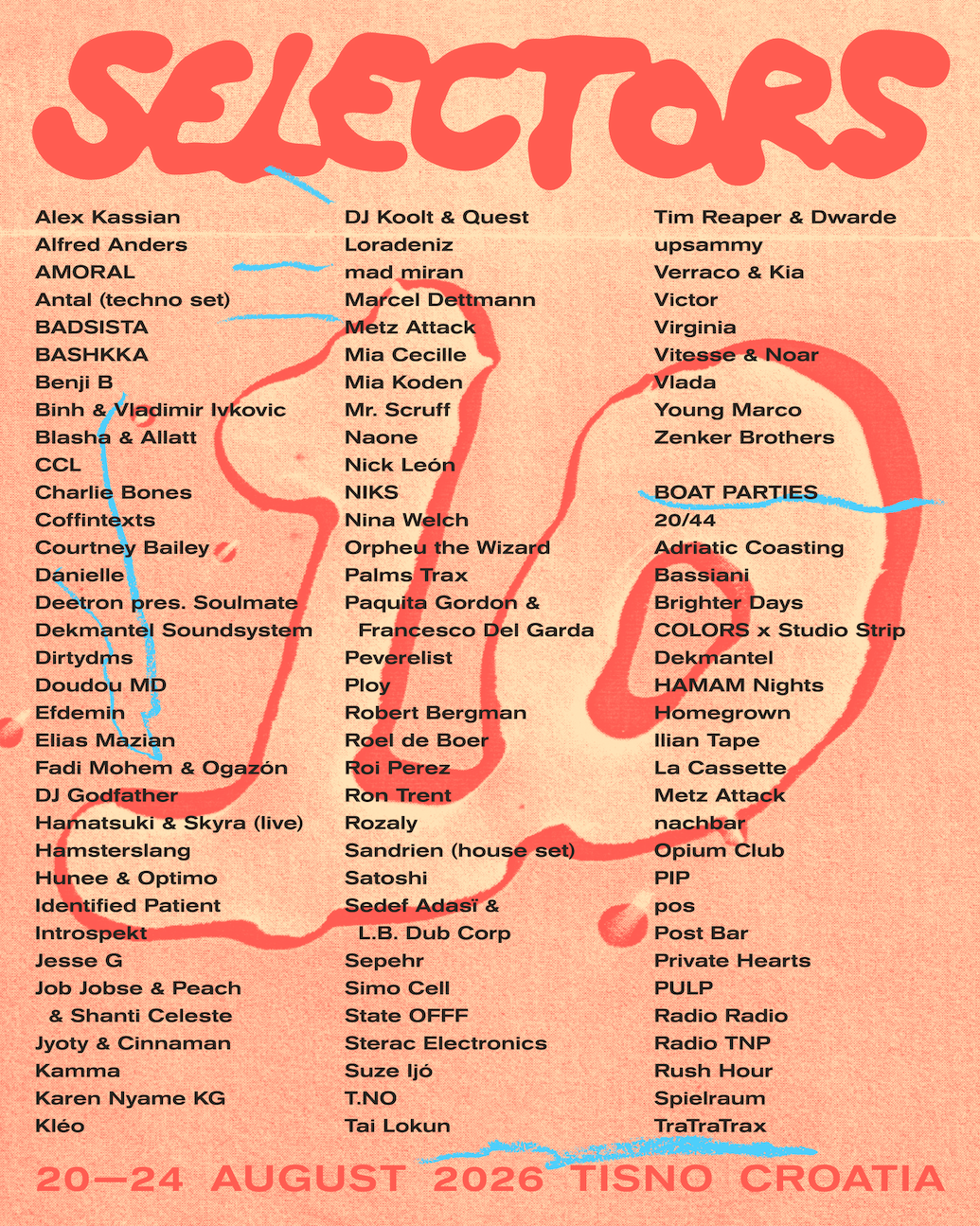 Dekmantel Selectors 2026 event poster
