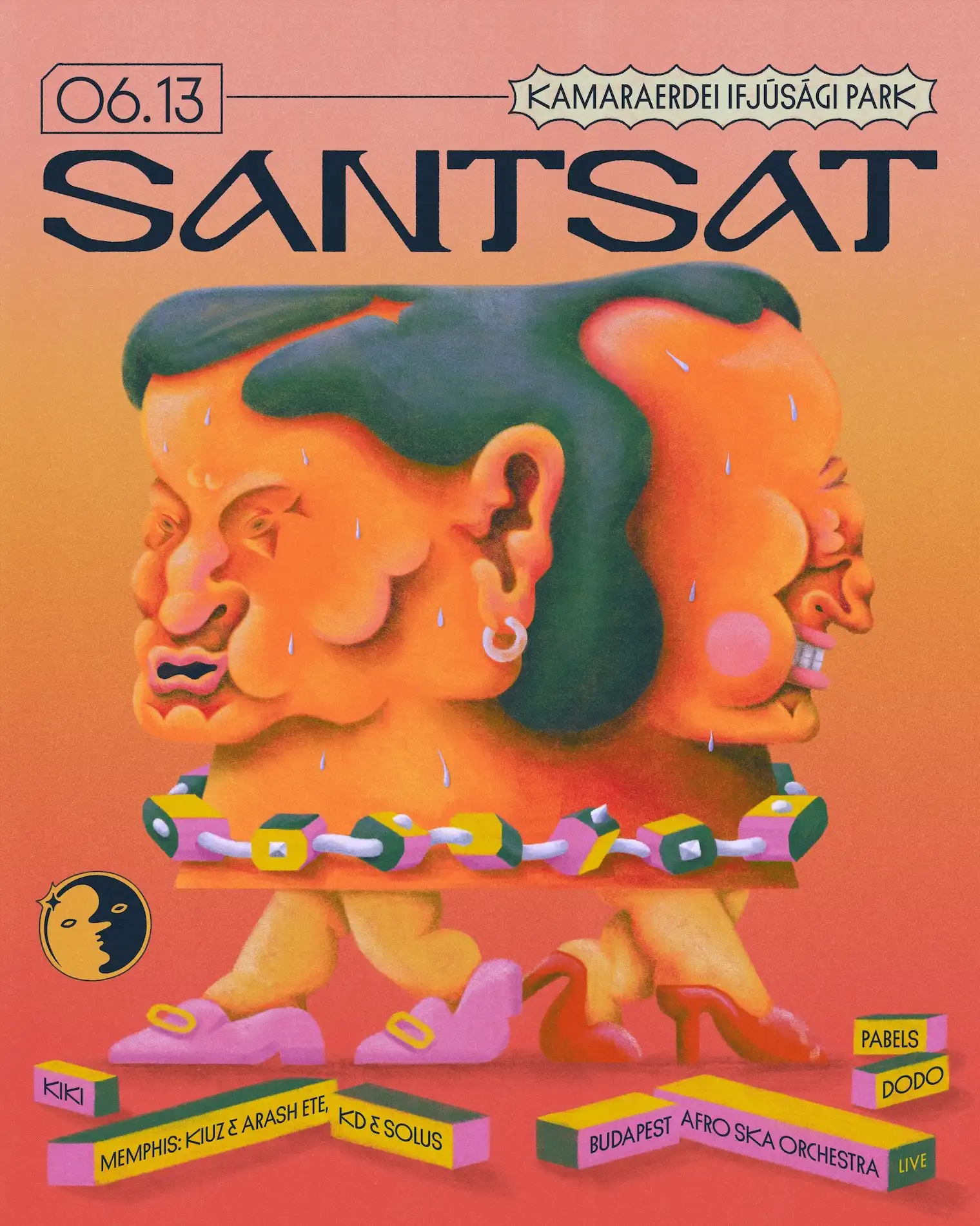 SANTSAT DAYTIME FESTIVAL event poster