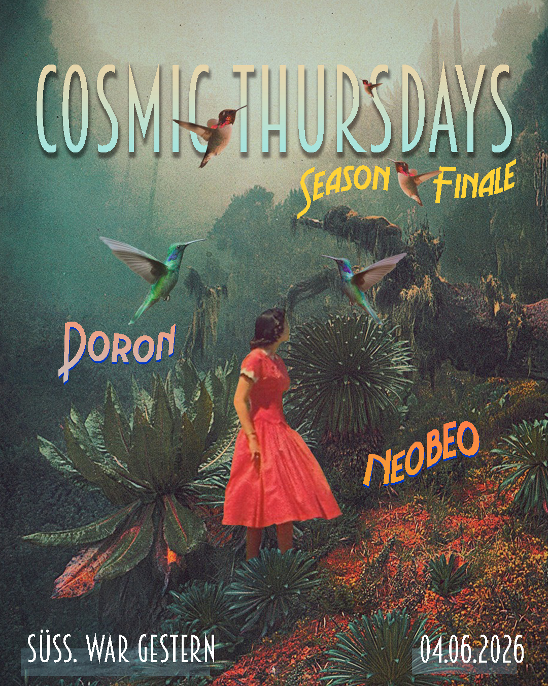 ❖ Cosmic Thursdays season final ❖ event poster